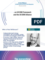 The UK BIM Framework and The UK BIM Alliance: DR Paul Wilkinson