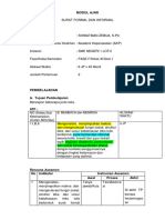 Modul Ajar Bahasa Inggris - Surat Formal Dan Informal - Fase F - Soniatman Zebua