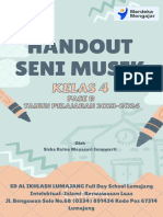 Handout Seni Musik Kelas 4 2023 - 2024