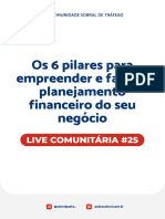 Comunitaria 25 - Os 6 Pilares para Empreender e Fazer o Planejamento Financeiro No Seu Negã Cio