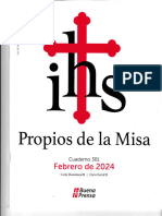 Propio Misa Febrero 2024