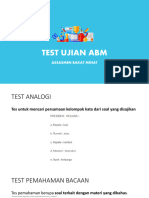 Contoh-Contoh Test Ujian Abm