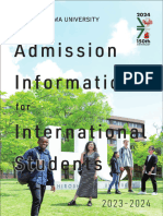 Admission Information For International Students 2023-2024