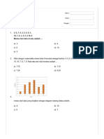 ULANGAN STATISTIK KELAS 8 - Quizizz