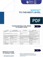Mindset To The Next Level by VP Durasi TDA 8.0