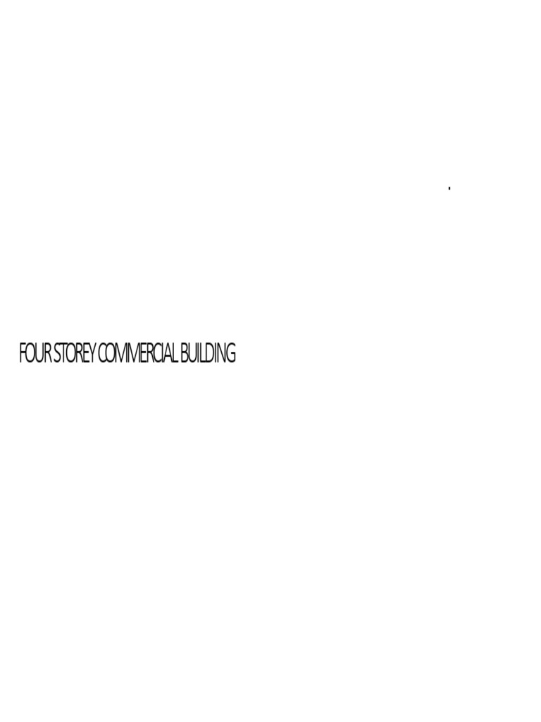 P2 - Four Storey Commercial Building | PDF