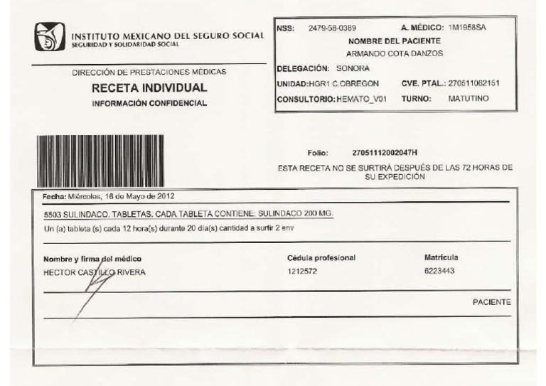Receta | PDF