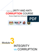 Notes 3 - Integrity Vs Corruption
