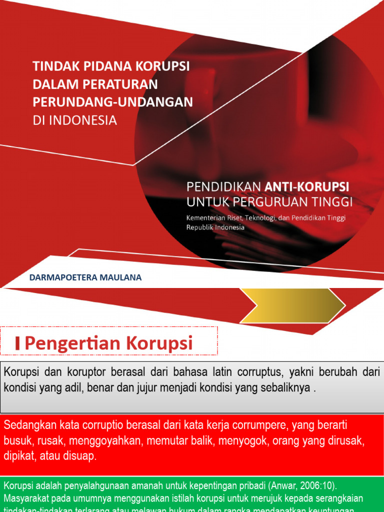 Jenis-Jenis Tindak Pidana Korupsi di Indonesia | PDF | Ilmu Sosial | Hukum