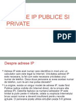 Adrese IP publice si private