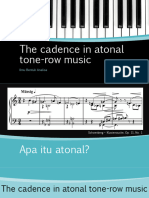 The Cadence in Atonal Tone-Row Music