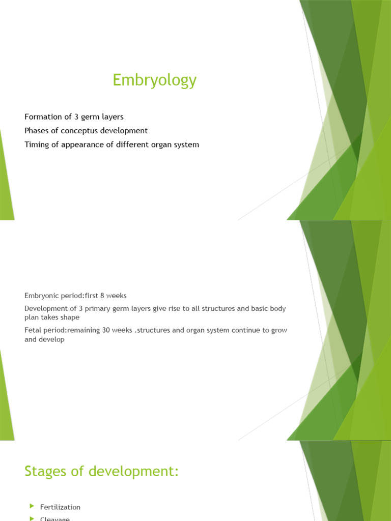 Embryology Obg Pdf Change Developmental Biology