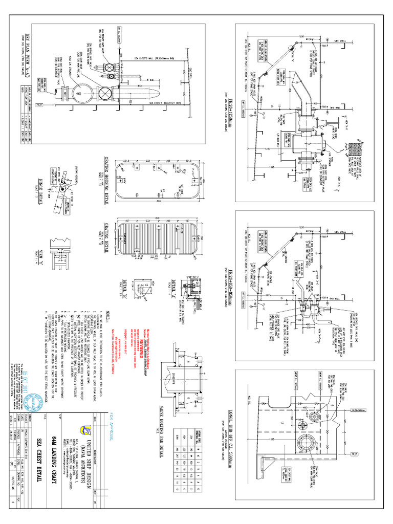 757 M6 Sea Chest Detail PDF