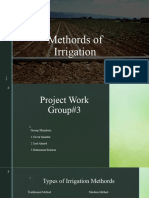 Methods of Irrigation