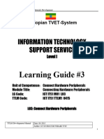 Information Technology Support Service: Learning Guide #3