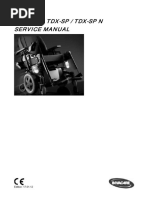 Invacare TDX-SP TDX-SP N SERVICE MANUAL