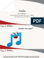 Dasar Multimedia 4 - Audio