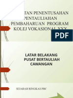 Taklimat Pembentangan PBC