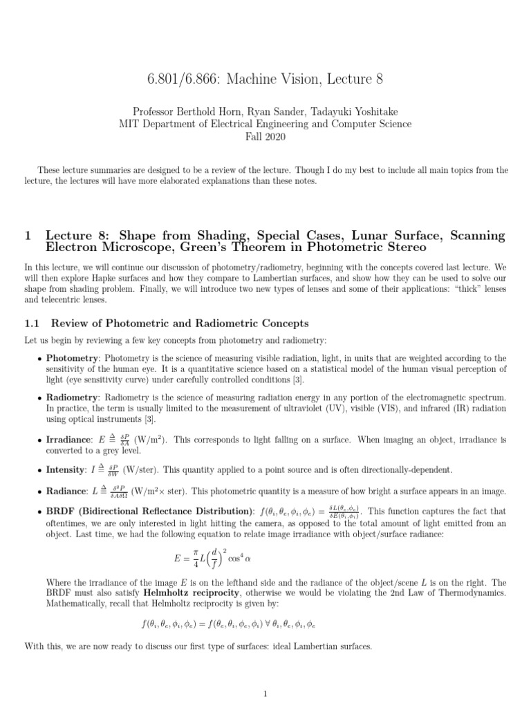 Lec 8 | PDF