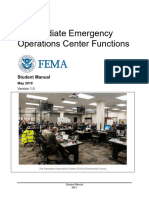 G 2300 Intermediate Emergency Operations Center Functions Student Manual