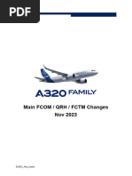 Main A320 FCOM FCTM Change November 2023