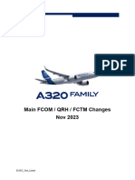Main A320 FCOM FCTM Change November 2023