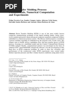 Resin Transfer Molding Process Fundamentals, Numerical Computation and Experiments