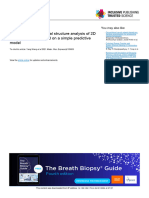 Microscopic Geometrical Structure Analysis of 2D and 2.5D Fabrics Based On A Simple Predictive Model