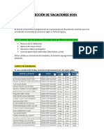Proyección de Vacaciones 2024