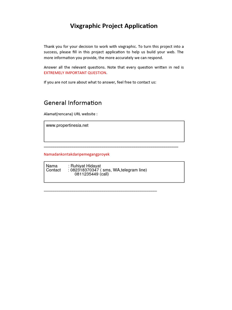 Aplikasi Proyek Vixgraphic Properti | PDF | Information Technology ...