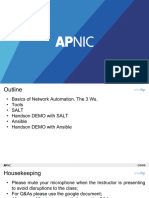 Network Automation 101 Apricot2022