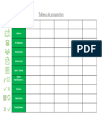 Tableau de Prospection