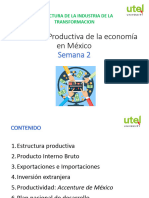S2 - Estructura Productiva de La Economía en México