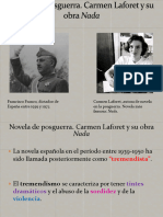 Tema 5A. Novela de Posguerra 1939-1950. Camilo José Cela. Carmen Laforet