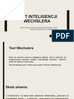 Test Inteligencji Wechslera