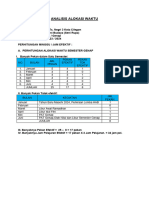 Analisis Alokasi SMT 2