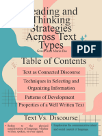 Updated PPT Reading and Thinking Strategies