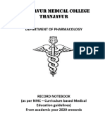 Pharmacology Record PDF