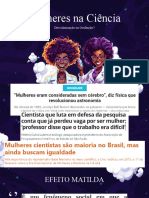 Mulheres Na Ciência