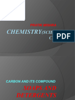 SOAP AND DETERGENT CARBON AND ITS COMPOUND - Prtaik Mishra