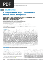 VLSI Implementation of QRS Complex Detector Based On Wavelet Decomposition