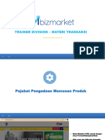 Mbizmarket - Training Material (Alur Transaksi Penjual Dan Pembeli)