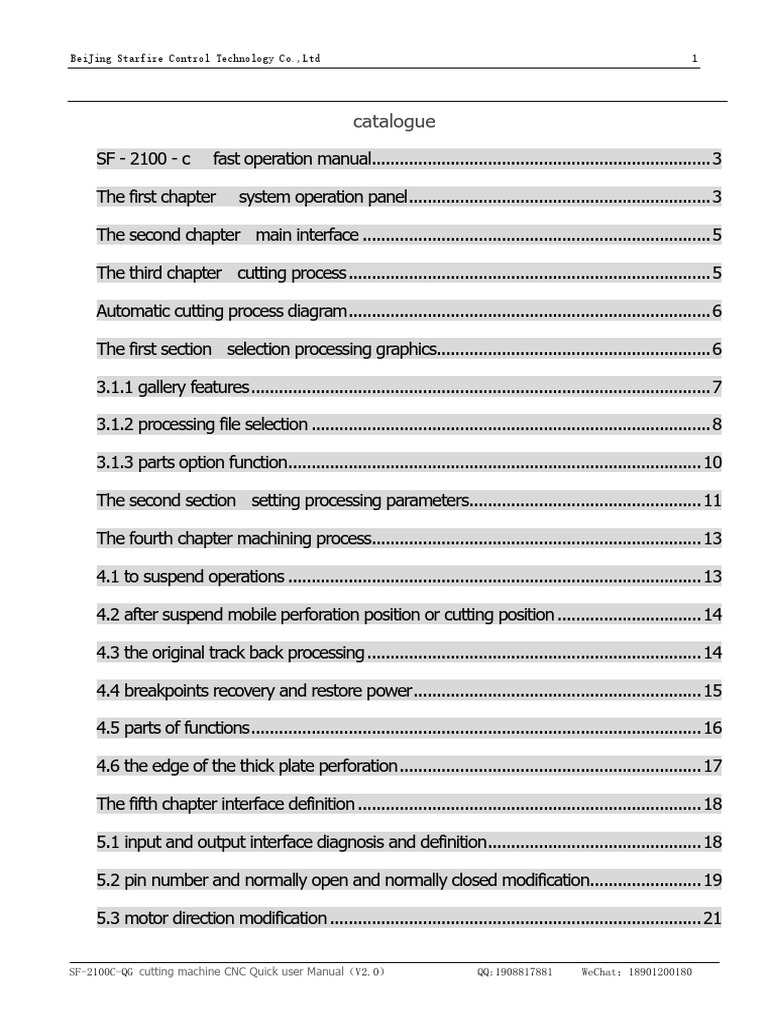 SF-2100C CNC Quick User Manual | PDF | Computer File | Numerical Control