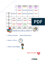 Modelo de Horario