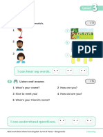 Rise and Shine AmE Level 3 Diagnostic Test