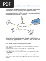 Ad Hoc Unit - 1