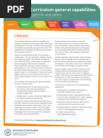 General Capabilities Literacy About The General Capability v9 | PDF ...