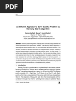Download An Efficient Approach to Solve Sudoku Problem by Harmony Search Algorithm by Research Cell An International Journal of Engineering Sciences SN70851679 doc pdf