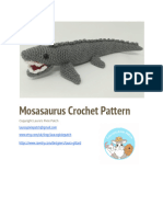 Mosasaurus Crochet Pattern