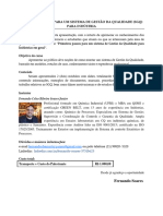 Material Divulgação Primeiros Passos SGQ - Fernando Soares